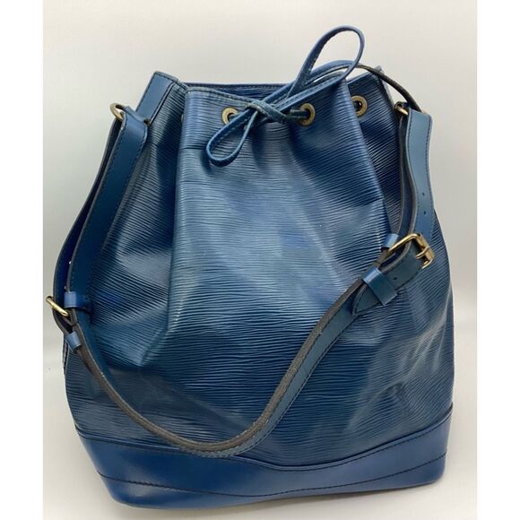 Louis Vuitton Epi Noe Blue Leather Bag - Picture 1 of 3